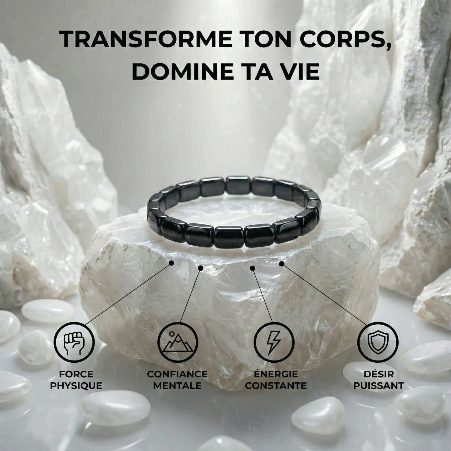 Bracelet en hématite